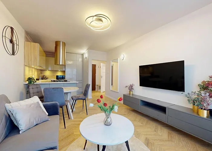 Appartement Golden Spot 5 Min To Station Varsovie